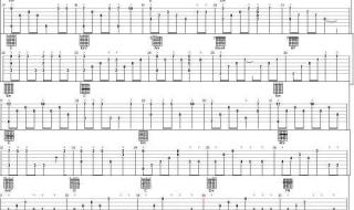 天空之城吉他简谱